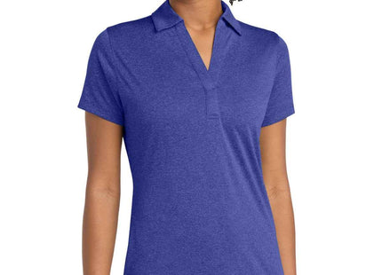 SportTek Women's Heather Contender Polo LST660 Cobalt Heather