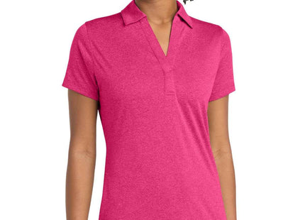 SportTek Women's Heather Contender Polo LST660 Pink Raspberry Heather