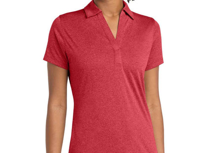 SportTek Women's Heather Contender Polo LST660 Scarlet Heather
