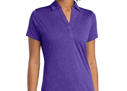 SportTek Women's Heather Contender Polo LST660 Varsity Purple Heather