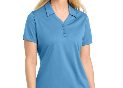 SportTek Women's PosiCharge MicroMesh Polo LST680 Carolina Blue