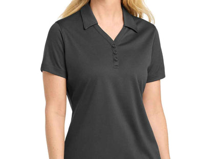 SportTek Women's PosiCharge MicroMesh Polo LST680 Iron Grey