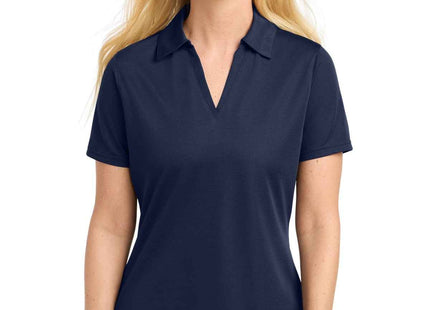 SportTek Women's PosiCharge Active Textured Polo LST690 True Navy