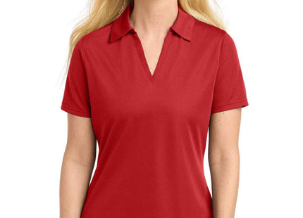 SportTek Women's PosiCharge Active Textured Polo LST690 True Red