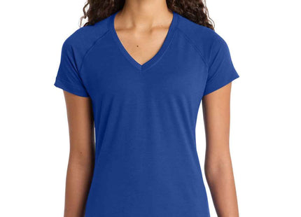 SportTek Women's Ultimate Performance VNeck LST700 True Royal