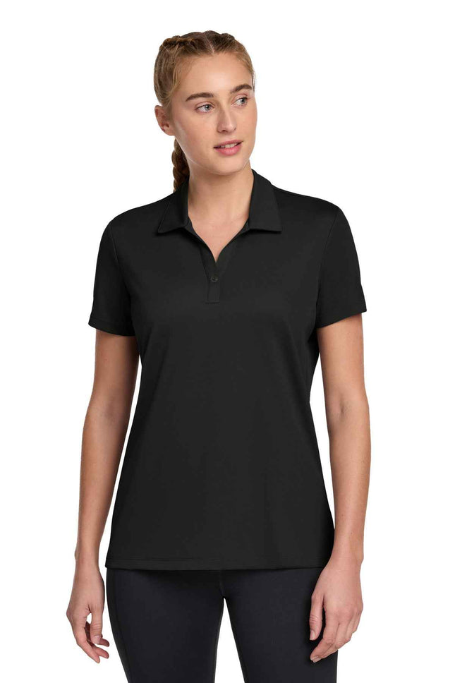 SportTek Women's UV Micropique Polo LST740 Black