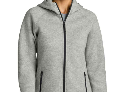 SportTek Women's Phenom FullZip Hoodie LST840 Athletic Heather