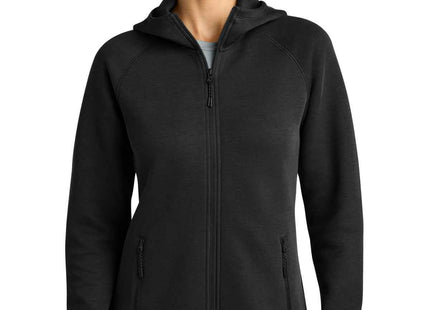 SportTek Women's Phenom FullZip Hoodie LST840 Black