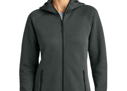SportTek Women's Phenom FullZip Hoodie LST840 Iron Grey