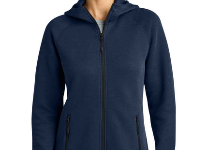 SportTek Women's Phenom FullZip Hoodie LST840 True Navy