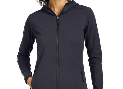 SportTek Women's Circuit Hooded FullZip LST870 Graphite