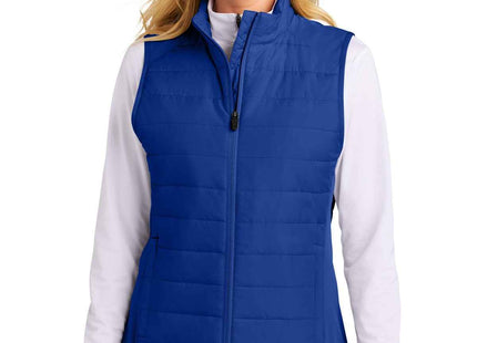 SportTek Women's Teknical Hybrid Vest LST941 True Royal
