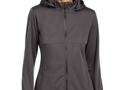 SportTek Women's Hooded Soft Shell Jacket LST980