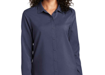 Port Authority Women's Long Sleeve Performance Staff Shirt LW401