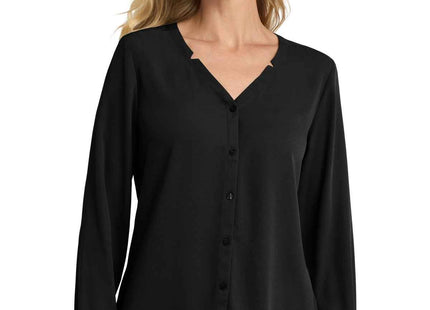 Port Authority Women's Long Sleeve ButtonFront Blouse LW700
