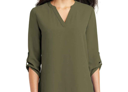 Port Authority Women's 3/4Sleeve Tunic Blouse LW701