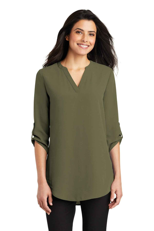 Port Authority Women's 3/4Sleeve Tunic Blouse LW701
