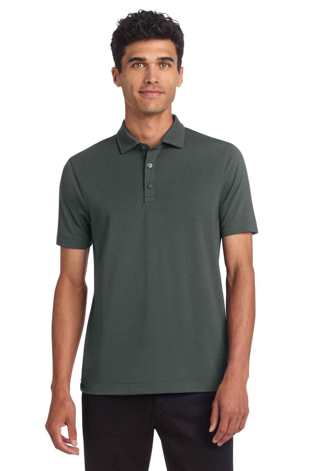 Mercer+Mettle Stretch Jersey Polo MM1014 Anchor Grey