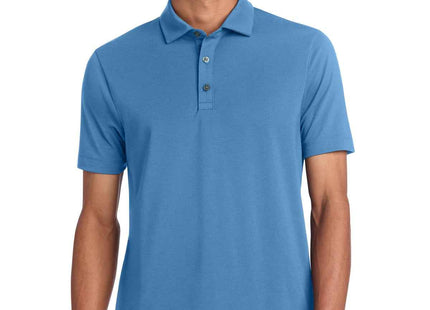Mercer+Mettle Stretch Jersey Polo MM1014 Parisian Blue