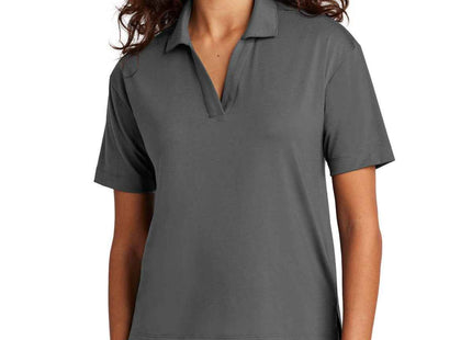 Mercer+Mettle Women's Stretch Jersey Polo MM1015 Anchor Grey