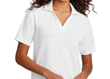Mercer+Mettle Women's Stretch Jersey Polo MM1015 White