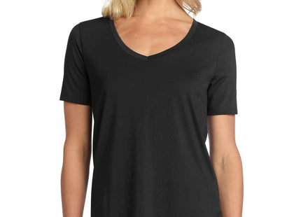 Mercer+Mettle Women's Stretch Jersey Relaxed Scoop MM1017 Deep Black