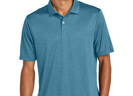 Mercer+Mettle Recharge Jersey Polo MM1020 Harbor Blue Heather