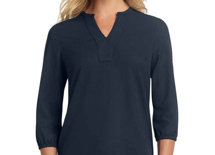 Mercer+Mettle Women's Stretch Crepe 3/4Sleeve Blouse MM2011