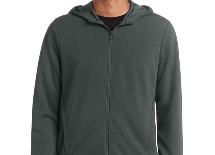 Mercer+Mettle DoubleKnit FullZip Hoodie MM3002 Anchor Grey
