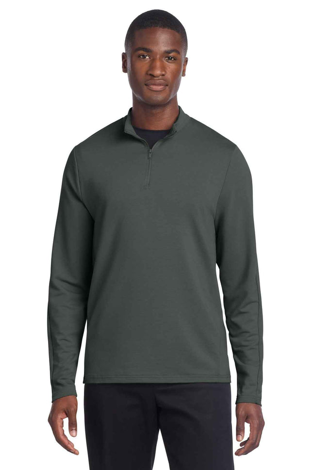 Mercer+Mettle Stretch 1/4Zip Pullover MM3010 Anchor Grey