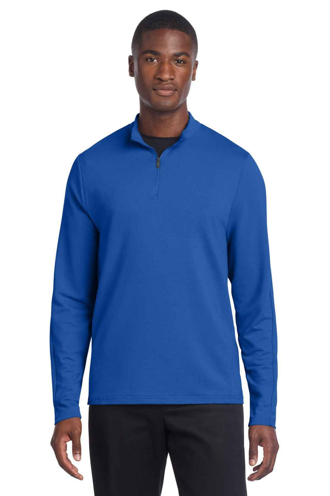 Mercer+Mettle Stretch 1/4Zip Pullover MM3010 Blue Note