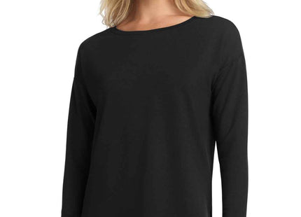 Mercer+Mettle Women's Stretch Drop Shoulder Pullover MM3013 Deep Black