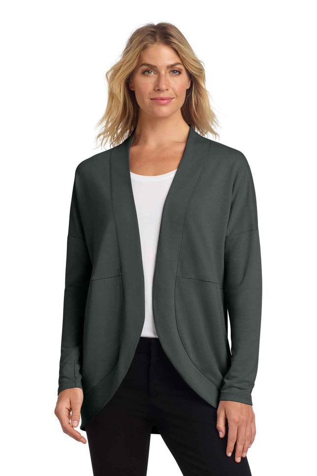 Mercer+Mettle Women's Stretch OpenFront Cardigan MM3015 Anchor Grey