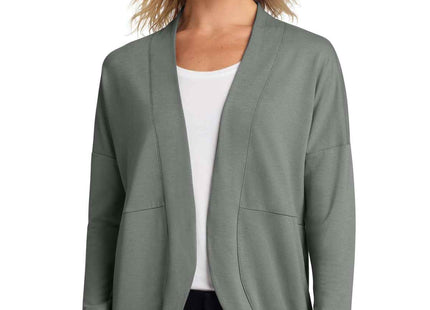 Mercer+Mettle Women's Stretch OpenFront Cardigan MM3015 Gusty Grey