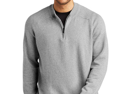 Mercer+Mettle 1/4Zip Sweater MM3020 Gusty Grey Heather