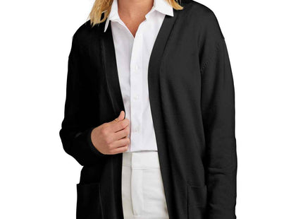 Mercer+Mettle Women's OpenFront Cardigan Sweater MM3023 Deep Black