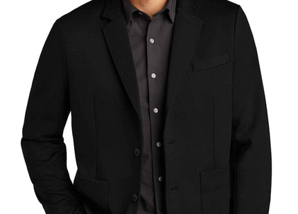 Mercer+Mettle Relaxed Knit Blazer MM3030 Deep Black