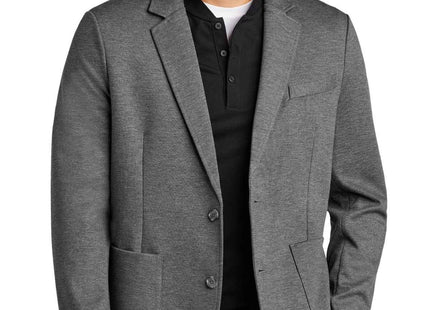 Mercer+Mettle Relaxed Knit Blazer MM3030 Storm Grey Heather