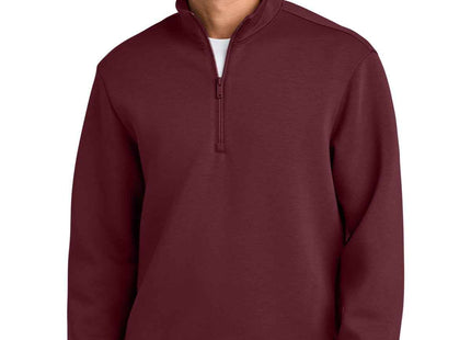 Mercer+Mettle Soft Spacer 1/4Zip MM3100 Burgundy