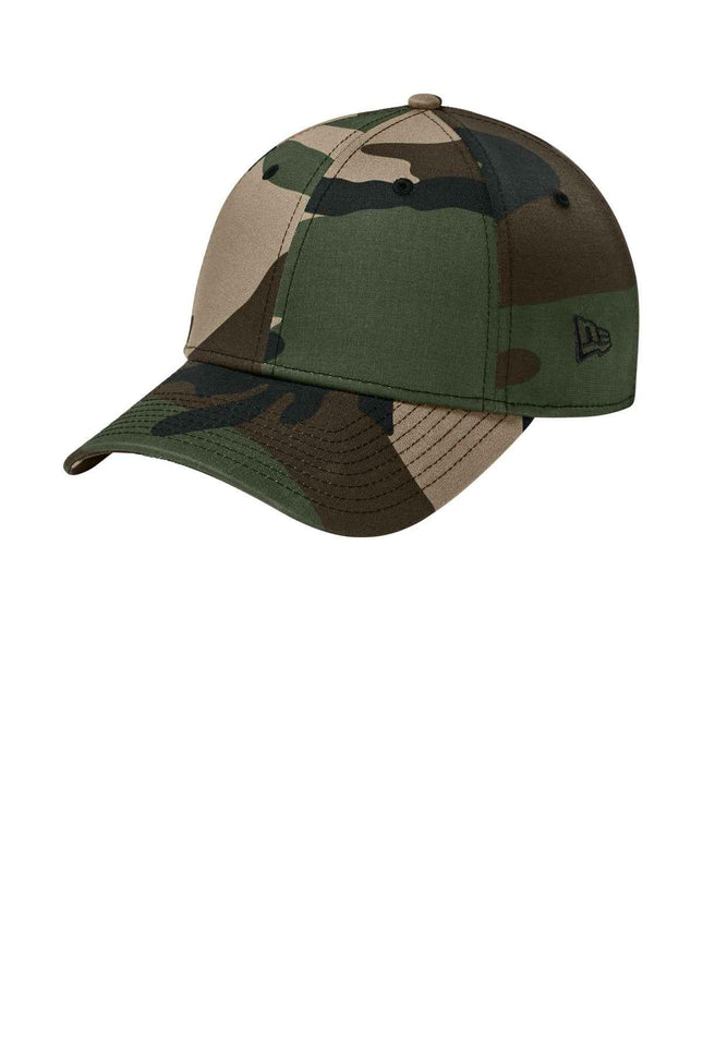 New Era Structured Stretch Cotton Cap NE1000 Flag Camo