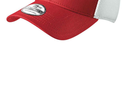 New Era Stretch Mesh Cap NE1020 Scarlet Red White