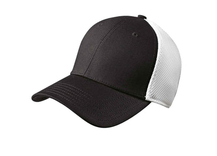 New Era Stretch Mesh Cap NE1020 Black White