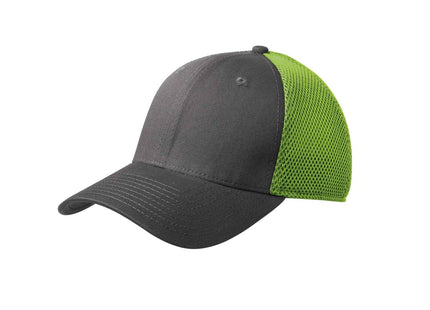 New Era Stretch Mesh Cap NE1020 Graphite Cyber Green