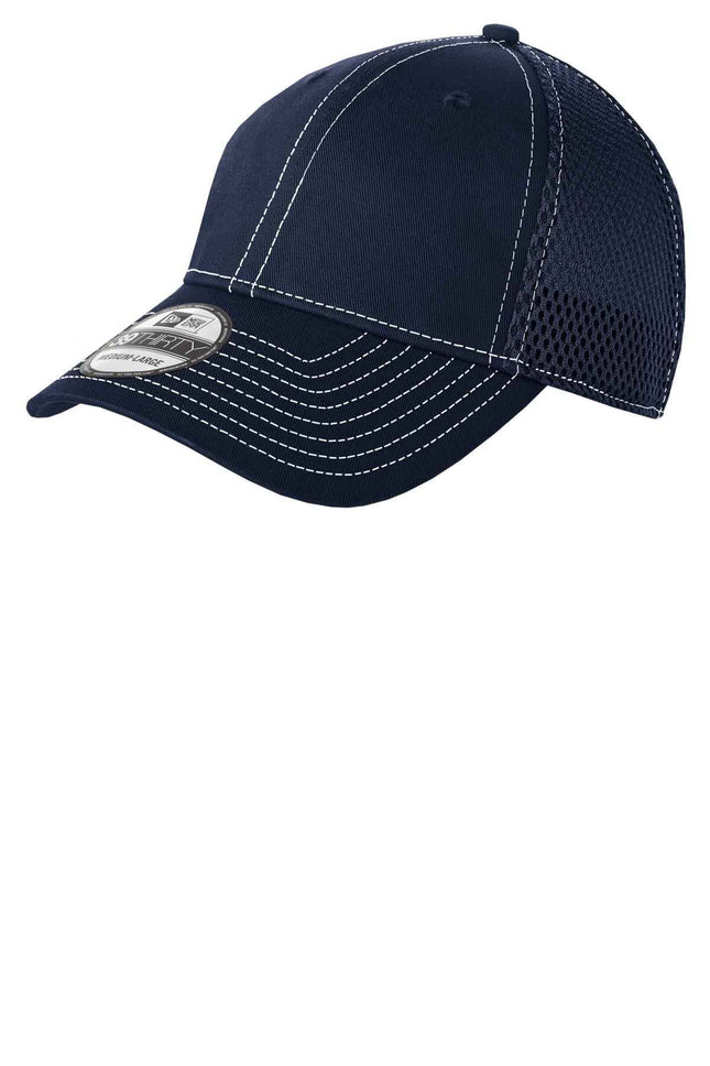 New Era Stretch Mesh Contrast Stitch Cap NE1120 Deep Navy White