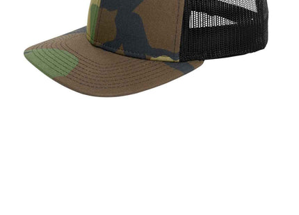 New Era Snapback Low Profile Trucker Cap NE207 Camo Black OSFA