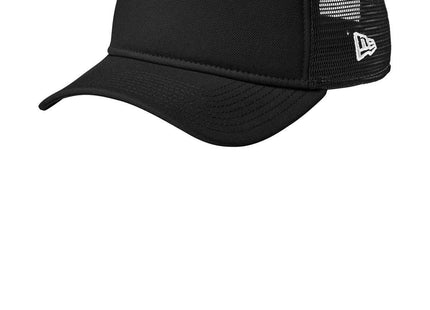 New Era AFrame Snapback Mesh Back Cap NE212 Flag Black Black OSFA