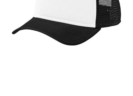 New Era AFrame Snapback Mesh Back Cap NE212 Flag White Black Black OSFA