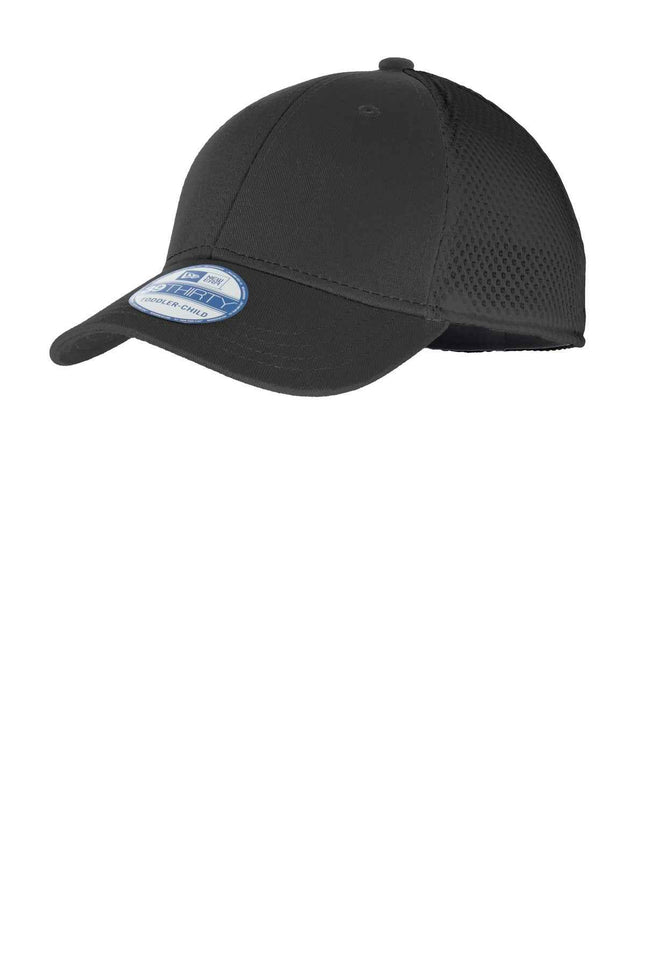 New Era Youth Stretch Mesh Cap NE302 Black Black