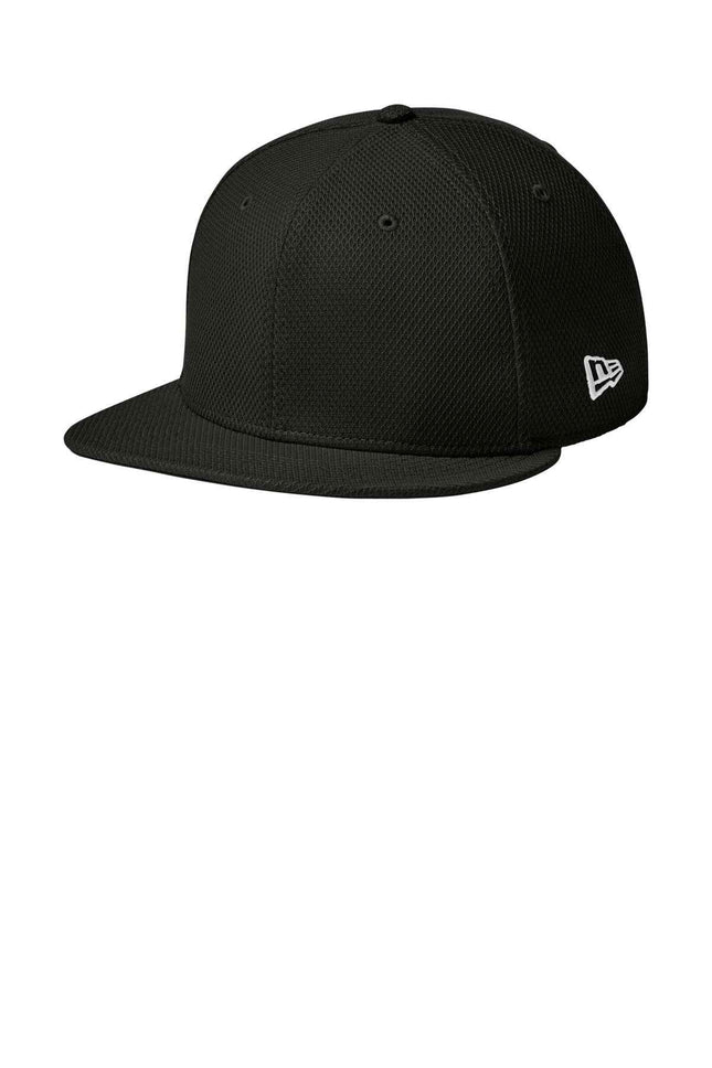 New Era Original Fit Diamond Era Flat Bill Snapback Cap NE404 Flag Black OSFA