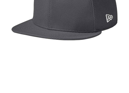 New Era Original Fit Diamond Era Flat Bill Snapback Cap NE404 Flag Graphite OSFA
